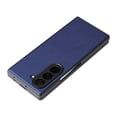 thumbnail image 6 of Allytechgrou Slim Case for Samsung Galaxy Z Fold 7, PU Leather Shockproof Anti-Slip Scratch Resistant Bumper Rugged Phone Case Cover for Galaxy Z Fold7, Blue, 6 of 10