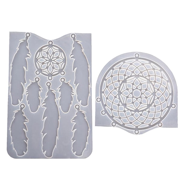 Moldes De Silicona Modelo De Fabricación De Silicona Blanca Molde De Resina Epoxi Antiadherente Bricolaje De Silicona Flexible Para Decoración De Pared Artesanía Regalo De Bricolaje Minnieouse HA014809-00