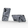 thumbnail image 2 of For iPhone 17 Phone Case: Military Grade Drop Proof Protection Mobile Cover with Kickstand | Matte Textured Rugged Shockproof Grip Anti-Slip Edge Phone Case For iPhone 17,Gray, 2 of 5