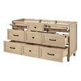 thumbnail image 4 of Ariel Monroe 66 Inch Double Sink Base Cabinet In Oak, 4 of 7