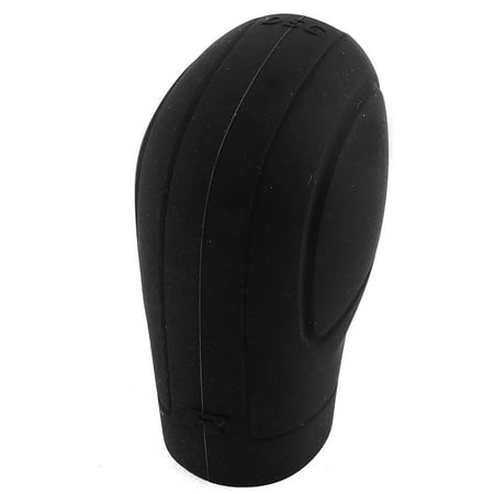 Soft Silicone Nonslip Car Shift Knob Gear Stick Cover Protector with Trepanning Design -
