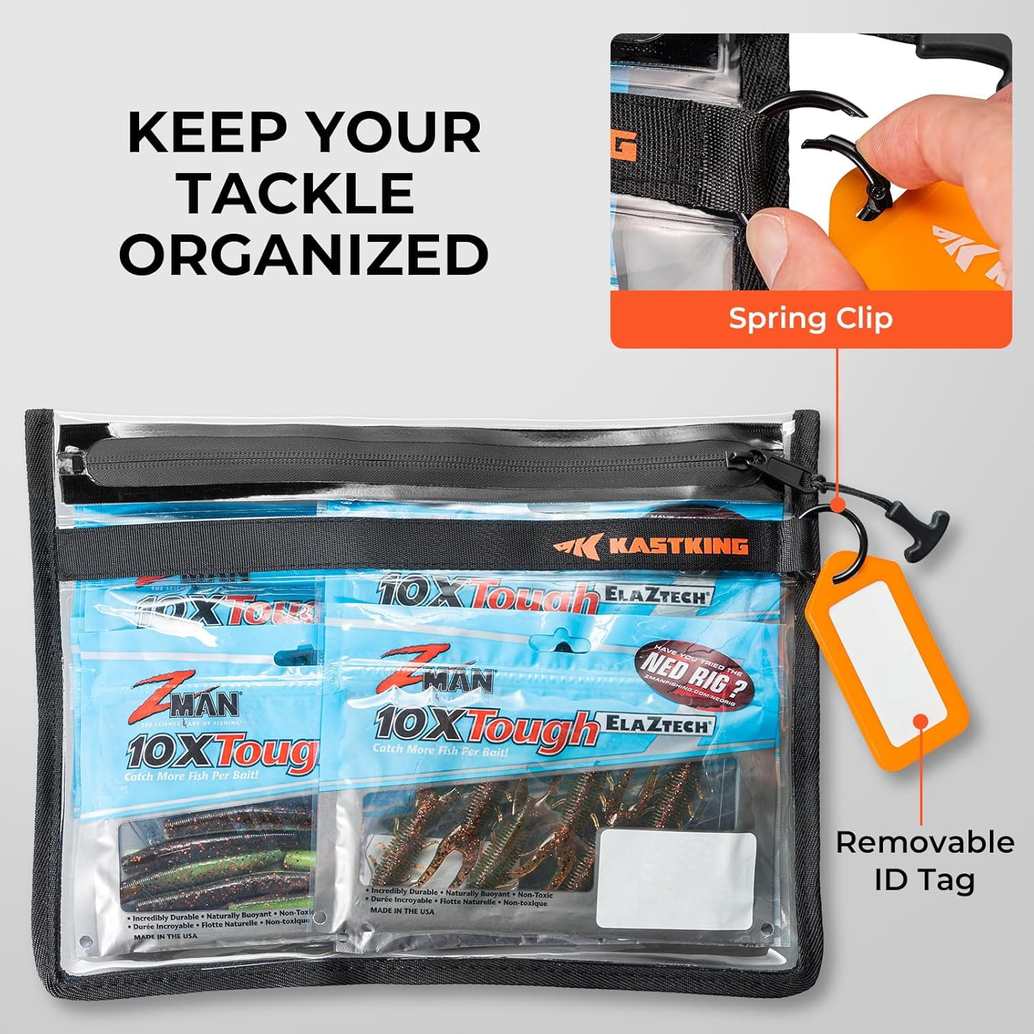 KastKing Tackle Storage Bag, Sealed Edges,Durable & Tough Build-BaitShield