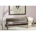 thumbnail image 3 of Ramsey Bench With Flat Black Nail Heads-Color:Sea Mist,Finish:Pickled Oak, 3 of 4
