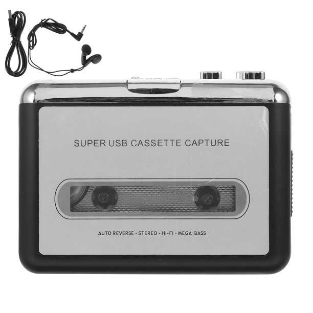 Cassette Player Tape to MP3 Converter USB Cassette Tape Capture