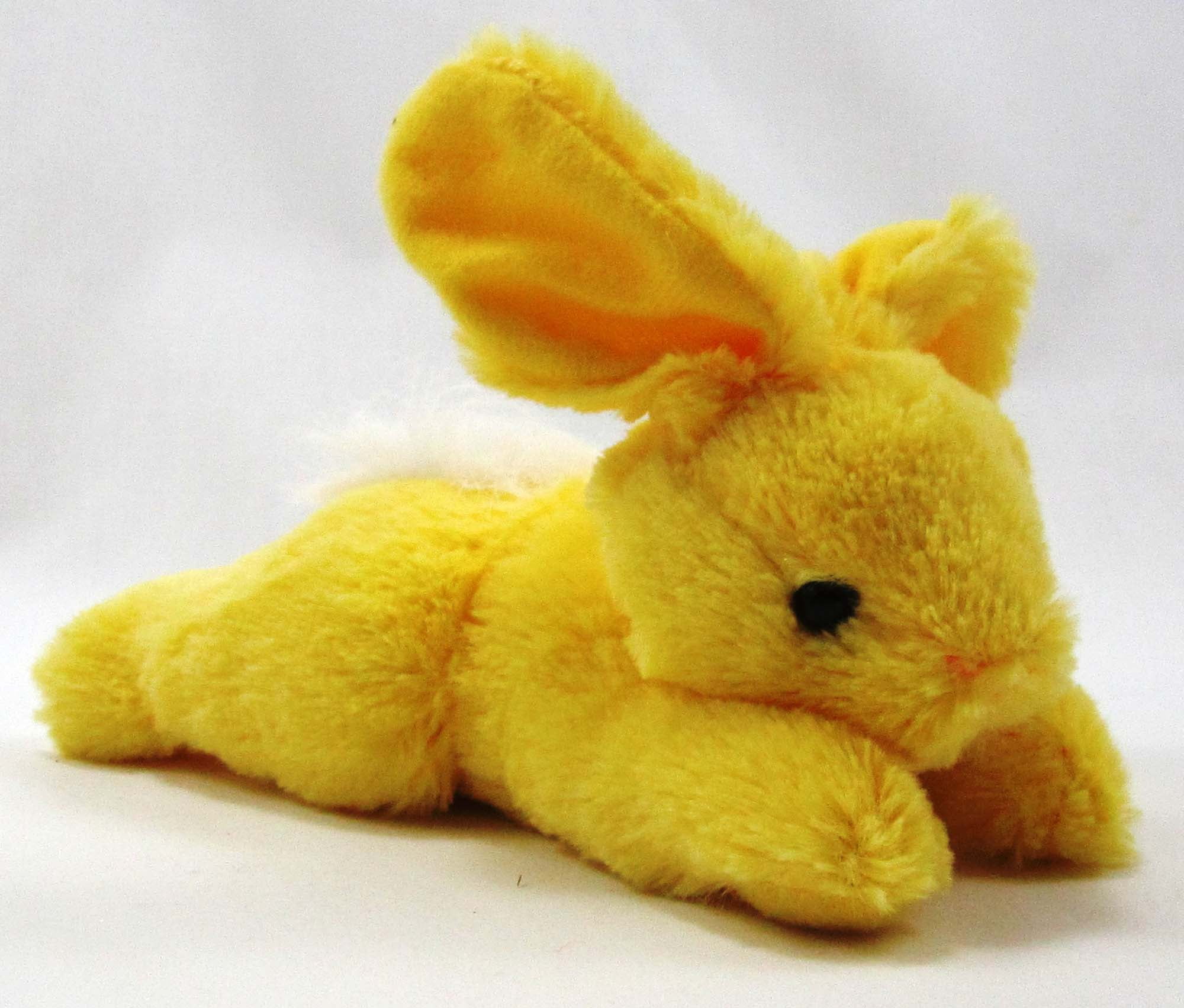 yellow bunny stuffed animal