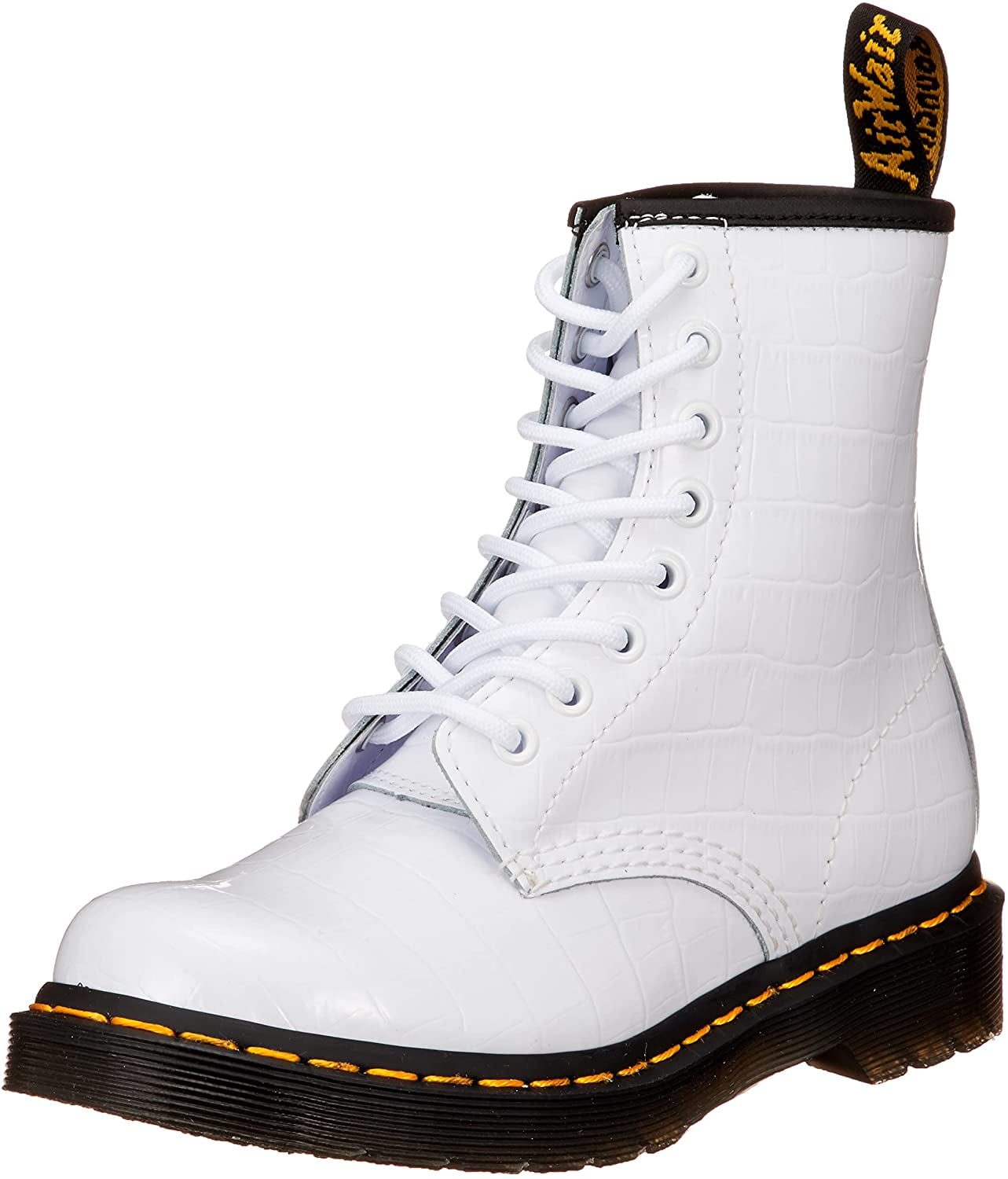 Fake white doc martens sale