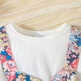 thumbnail image 4 of HCNTES Baby Girl Clothes Fall Winter Girl's Long Set Graphic Tees T Shirt Shorts Two Piece Outfits Vacation Clothes, 4 of 9