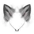 thumbnail image 2 of UJNDER Unisex Wolf Ears Headband for Cosplay Party Accessory Headbands for Men,Dark Gray,One Size, 2 of 3