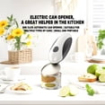 thumbnail image 3 of Electric Can Opener, One Touch Automatic Kitchen Can Opener for Seniors with Arthritis, Hands Free & Smooth Edge, Battery Operated, for Any Size Can, 3 of 10