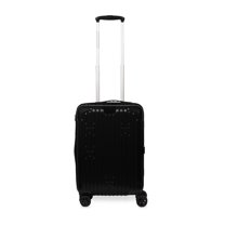 Aroma360 Hotel Collection Carry-On Luggage 4-Spinner Wheels Expandable Hardcase with USB Charger, GPS Tracker, Weight Scale, TSA Approved Lock, Black