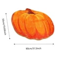 thumbnail image 2 of Halloween Pumpkin Doormat Fall Thanksgiving Rug Wool Non Bathroom Bedroom Mat Machine Washable 1968x3149 Inches, 2 of 3