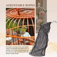 thumbnail image 4 of 3Pcs Germen del PáJaro de la Jaula Cubierta Ajustable Pluma Grande Colector Universal Birdcage Nylon Red Acoplamiento Suave Falda Guardia, 4 of 5