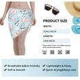 thumbnail image 7 of Kll Cute Panda Flying In The Sky Print Women'S Sarong Coverups Short Bathing Suit Wrap Skirt Beach Wrap Swimsuit Cover Ups, 7 of 7