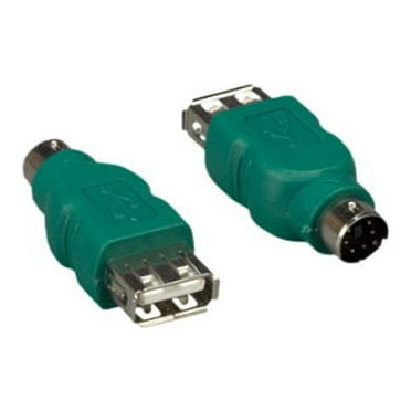 6-PIN PS/2 MALE TO USB FEMALE KEYBOARD MOUSE ADAPTER - Walmart.com