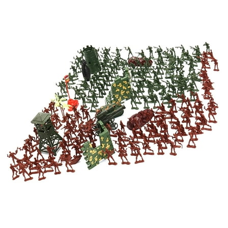 yotijay 238 Pieces Men Playset 4cm Action Figures with Flags