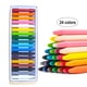 thumbnail image 2 of Crayones de colores Crayones para niños Crayones para niños pequeños No tóxicos - 18 colores Crayones lavables hechos de no tóxicos, 2 of 8