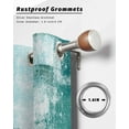 thumbnail image 6 of nqOlkjepod Outdoor Curtains for Patio Waterproof, Turquoise Ombre Outdoor Privacy Panels Grommet, Modern Abstract Mottled Texture Art Blackout Outside Curtains for Porch/Cabana 54"x84", 2 Panels, 6 of 8