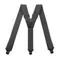 thumbnail image 3 of SGFCWSX Men's Y-Back Suspenders, Adjustable 4-Clip Elastic Casual Formal Dark Gray, 3 of 3