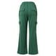 thumbnail image 4 of Pantalones rectos lisos con cintura elástica para mujer - Diseño con tirantes, poliéster, ropa informal - Tallas S-XXL, 4 of 5