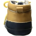thumbnail image 3 of Luvable Friends Baby Boy Crib Shoes, Tan Navy, 0-6 Months, 3 of 8