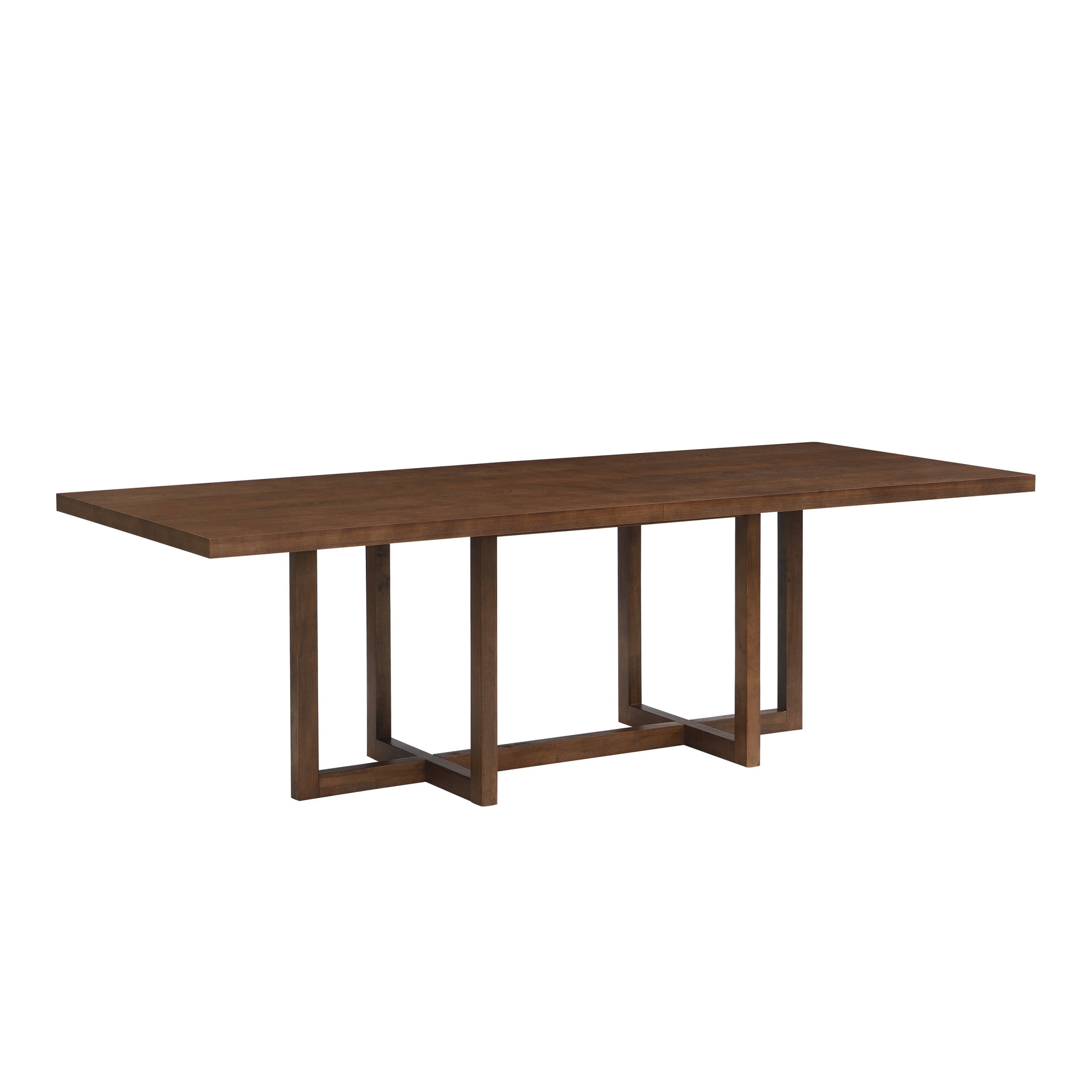 Christopher Knight Home 95" Modern Rectangular Dining Table for 6-8, Solid Wood Frame, Walnut