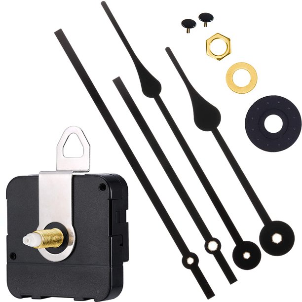 Cateissary Reloj de pared de 11 piezas, movimiento de cuarzo, conjunto de mecanismo de Motor ligero profesional, herramienta de reparación de relojería Decoración del hogar Cateissary HA062352-00