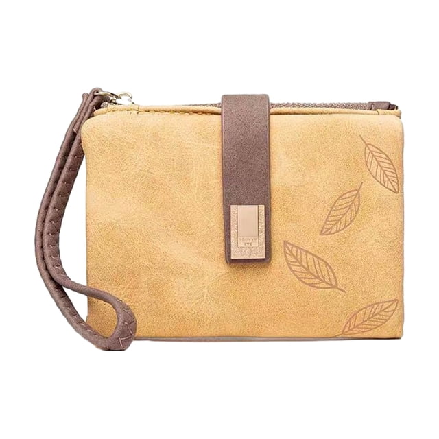 Jumpingount Cartera Práctico Y Seguro De Tamaño Pequeño Con Ranuras Para Tarjetas Múltiples Exquisita Artesanía Y Correas Antidesgaste Type3 NO3
