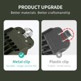 thumbnail image 3 of FrostHike Clipper Guards for Wahl Hair Clippers Trimmers with Metal Clip - 1 1/4" 1 1/2" 2. NO.16 NO.12 NO.10 Extra Long Attachments Fits Most Size Wahl Clippers (Pack of 3) (Dark Green), 3 of 5