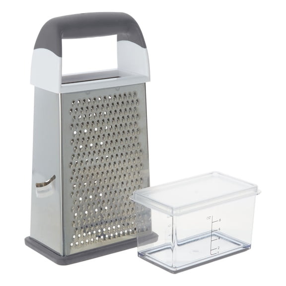 GoodCook Pro 4-Sided 9.5 inch Box Grater, Stainless Steel Blades With Collection Cup Included