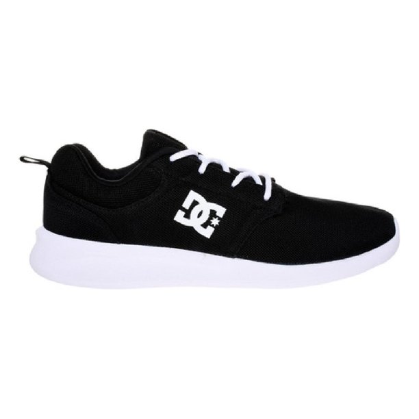 Tenis Negros Comodos Para Hombre DC Shoes Midway Modelo ADYS700218-BKW