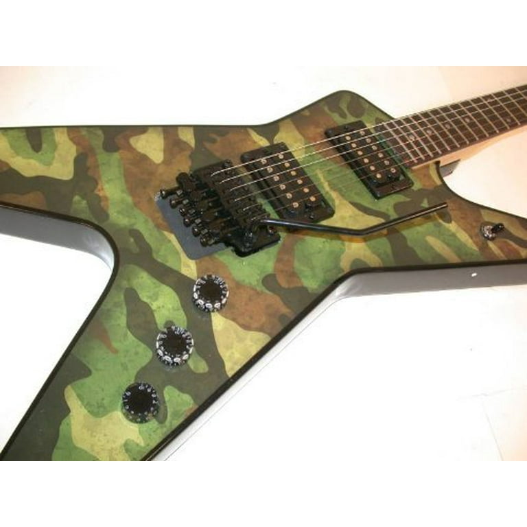 Dean DimeBag Camo ML Electric Guitar, Floyd Rose, FREE