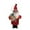 B, variant on Vikakiooze Christmas Ornaments Fabric Plush Standing Santa Claus Doll Doll Pendant Christmas Ornament Desktop Ornament