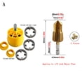 thumbnail image 1 of Pvc Pipe Threader Kit with 1/2In 3/4 In 1 Inch Dies Pipe Threader Pipe Round Die C, 1 of 9