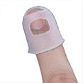 thumbnail image 3 of Protector de punta de dedo de silicona, cubierta para pulgar, aguja para guitarra, ukelele, 10 piezas, 3 of 4