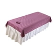 thumbnail image 4 of Stgfyxgs Salon Sofa Cover, with Face Hole, Professional Massage Table Cover, Washable, Lightweight And Soft, Beauty Bed Cover for Salon Purple, 4 of 9