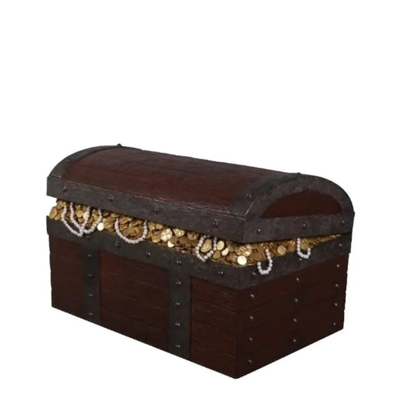 Pirate Treasure Chest Life Size Statue