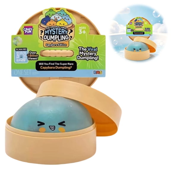 Crazy Fun RMS Original Mystery Dumpling Capybara Edition, 1 Set, Desktop Decorations, Christmas Gifts