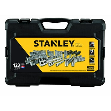 Stanley 123 Pc 1/4 & 3/8 Drive Mechanics Tool Set