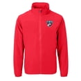 thumbnail image 2 of Men's Cutter & Buck  Red FC Dallas Big & Tall Charter Eco Knit Recycled Full-Zip Hoodie Jacket, 2 of 3