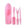 thumbnail image 2 of Espátula Suculenta Juego de 4 miniherramientas de jardinería para el cultivo y trasplante de plantas de interior: pala y kit de herramientas de aireación (rosa) Rkxzt, 2 of 9