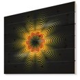 thumbnail image 1 of Design Art - Psychedelic Yellow Fractal Flower, 1 of 5