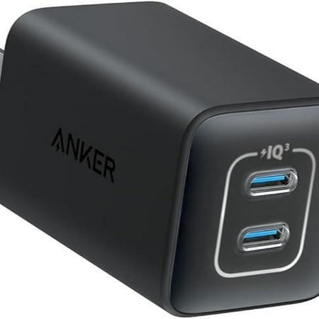 Anker 523 Charger (Nano 3, 47W), Compact and Foldable Design, Compatible with MagSafe, For iPhone 16/15 Series (Black)