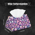 thumbnail image 4 of Kdxio cartoon rainbow Skull Print Tissue Box Cover,Modern PU Leather Rectangular Tissue Box Holder for Bathroom Living Room Bedroom Office Desk Car Home, 4 of 6