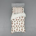 thumbnail image 1 of Ambesonne Floral Bedding Set 3 Pcs, English Garden Nostalgia, Twin, Dried Rose Beige, 1 of 3