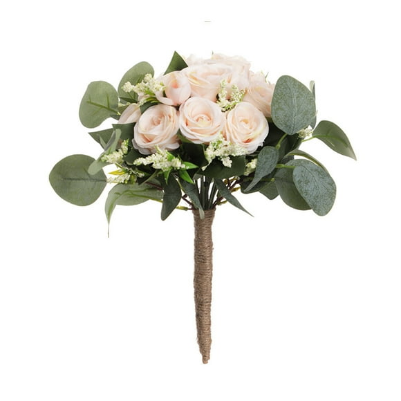 Yuarrent Ramo de flores de jabón fresco y ecológico - Ramo de novia de larga vida útil Dama de honor artificial Flores artificiales