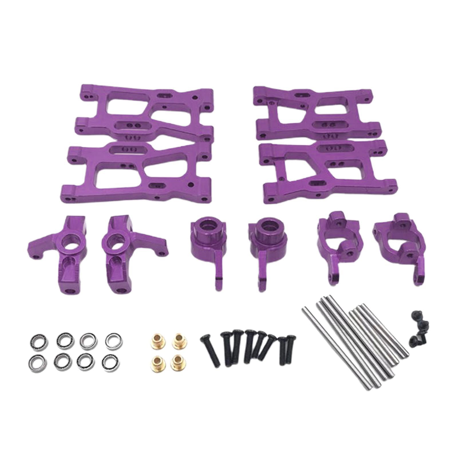 Metal Upgrades Parts Kit for WLtoys 144001 124018 124019 Toy Rc car Replacement 