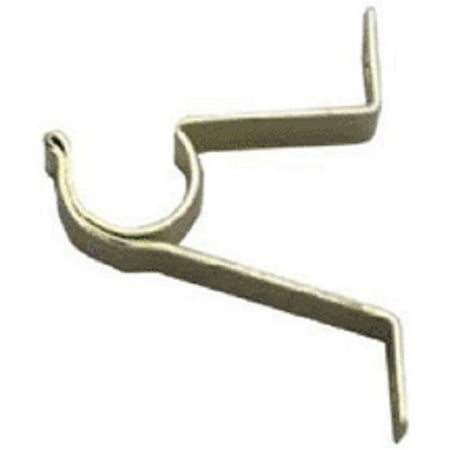 Levolor 14121 Cafe Rod Bracket, 7/16", Brass