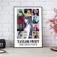 thumbnail image 2 of Pop-sångareCanvasPosterförTaylorSwiftFörRumEstetiskCanvasVäggkonstSovrumRed20*30CM, 2 of 3