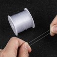 thumbnail image 4 of 1 Roll Transparent Fishing Thread Nylon Wire Fishing Line Clear 0.25mm about 109.36 yards(100m)/roll, 4 of 7