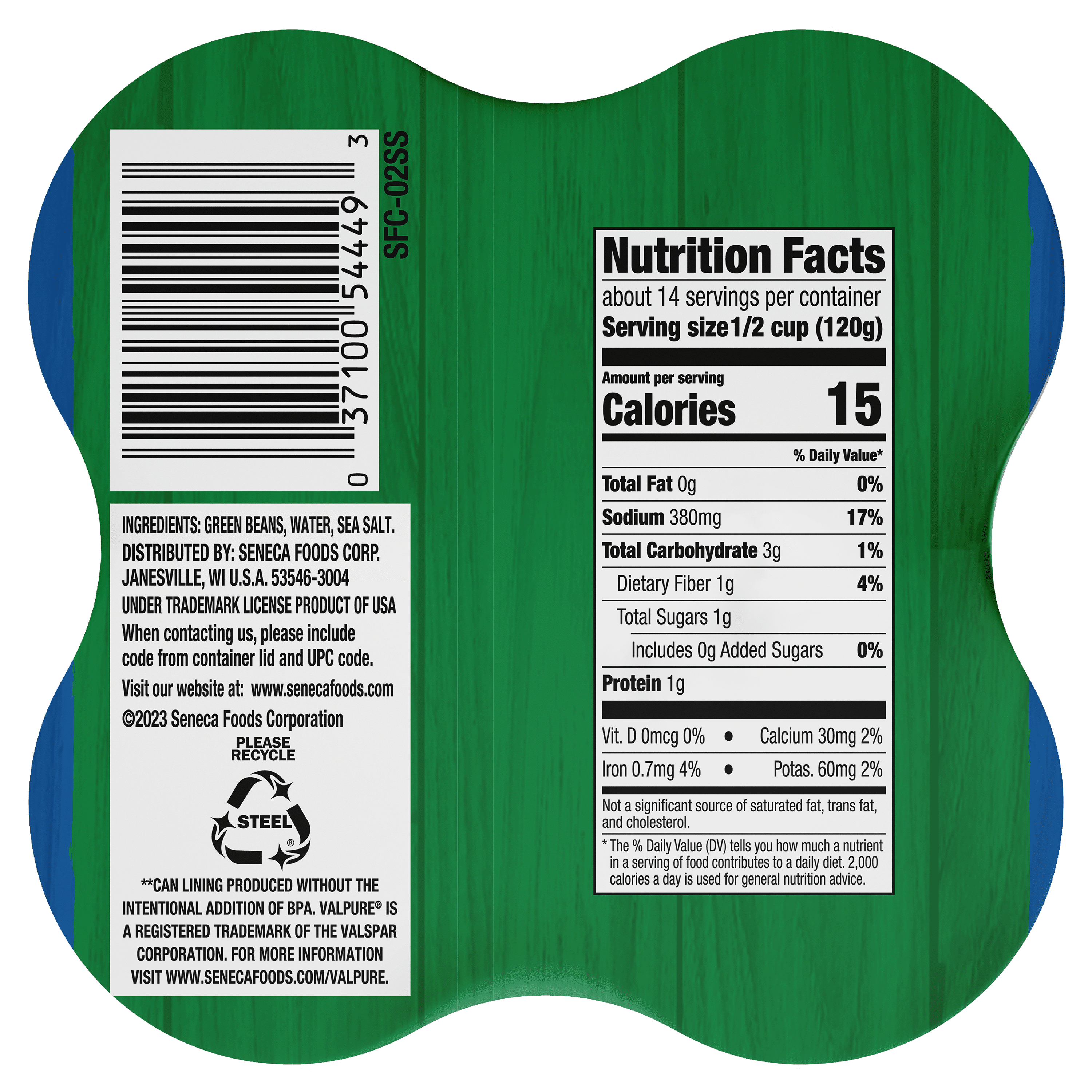 (6 pack) (4 pack) Libby's Cut Green Beans, 14.5 oz